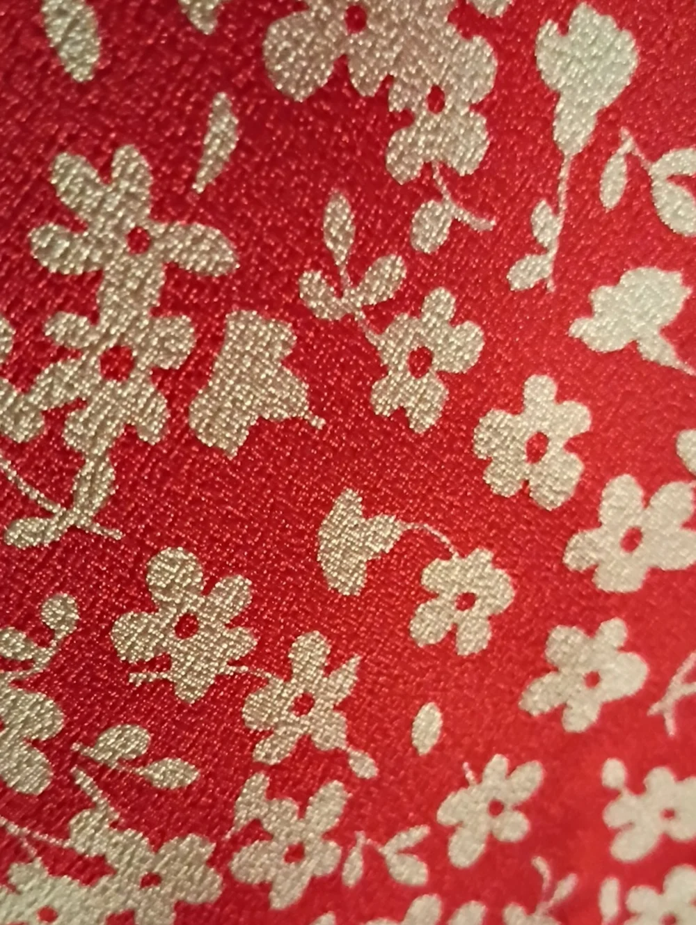 J. Crew Red Skirt with White Floral Print